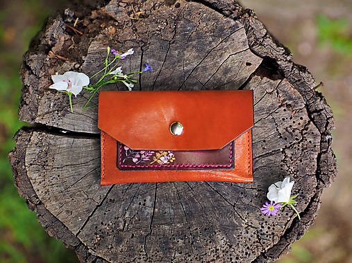 Kožená peněženka SOPHIA mini+ klíčenka zdarma