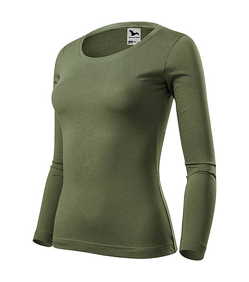 Polotovary - Dámske tričko FIT-T LS khaki 09 - 15872756_