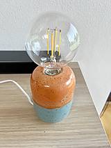 Svietidlá - Lampa oranžovo-modrá - 15874048_