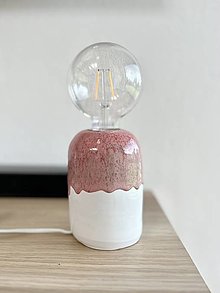 Svietidlá a sviečky - Lampa ružová stekavá - 15873904_