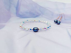 Sady šperkov - Set sparkle white - 15876841_
