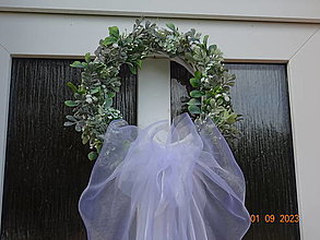 Dekorácie - Veniec svadobný na dvere... - 15875840_
