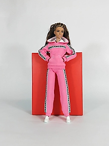 Hračky - Barbie mikina s kapucňou a vreckom č-9 - 15875525_