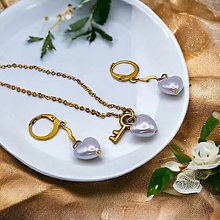Sady šperkov - set s perličkami S121 - 15876017_