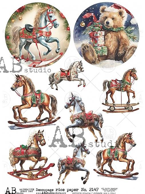  - Ryžový papier 2147 AB/ A4 - 15880454_
