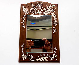 Zrkadlá - Zrkadlo Ornament 2 /L - 15880114_
