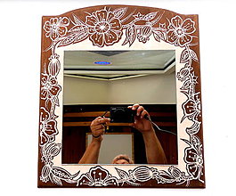 Zrkadlá - Zrkadlo veľké Ornament 2 - 15880166_