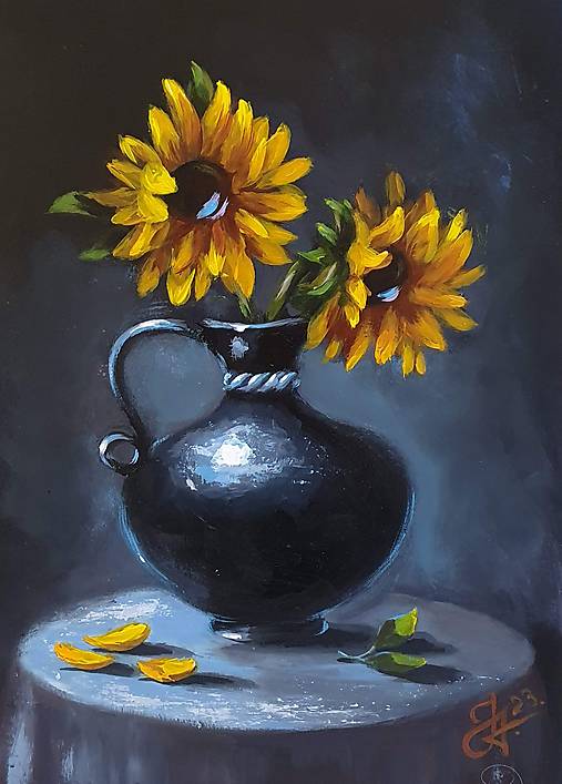 Obrazy - Obraz "Slnečnice" - 29x40cm - 15880169_