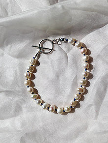 Náramky - perly na 100% hodvábe - náramok - 15880118_