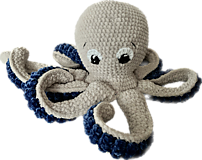 Hračky - Háčkovaná chobotnica - 15880291_