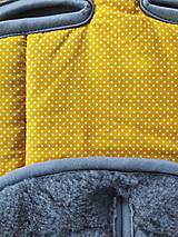 Textil - VLNIENKA DEKA a PRIKRÝVKA 100 % merino top super Bodka 2,5 MM žltá sýta - 15883254_