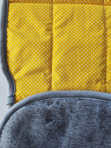 Textil - VLNIENKA DEKA a PRIKRÝVKA 100 % merino top super Bodka 2,5 MM žltá sýta - 15883263_