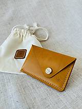Peňaženky - kožená peňaženka NO.2 puzdro na karty - 15882333_