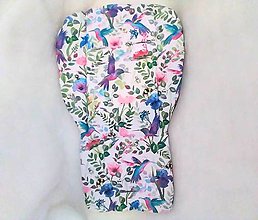 Detský textil - Podložka do kočíka KOLIBRÍK - 15884266_