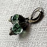 Náušnice - Lodolite Bronze Earrings / Náušnice s lodolitom N111 - 15884906_