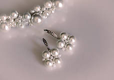Náušnice - Svadobné perlové náušnice - svadba 2021 - 15884147_