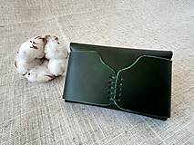 Peňaženky - kožené púzdro na vizitky / mini peňaženka - 15885517_