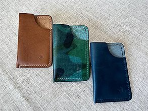 Peňaženky - Kožené púzdro na karty NO.2 Peňaženka - 15885258_