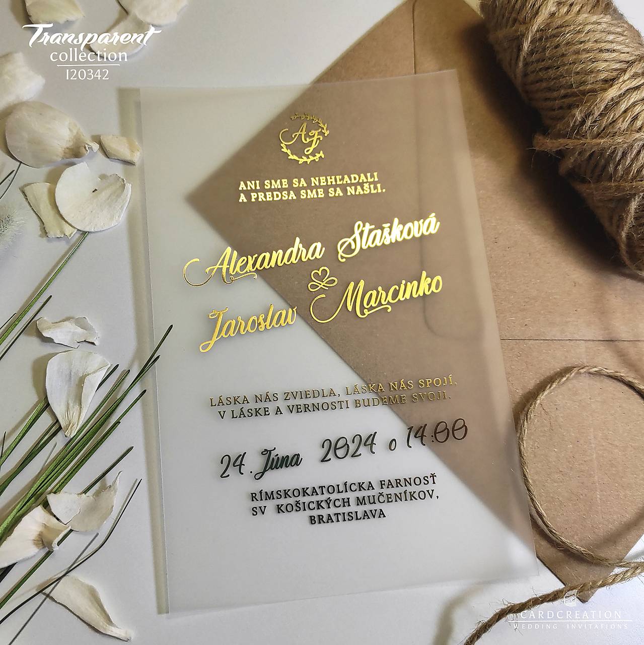 svadobné oznámenie I20342