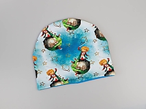 Detské čiapky - „ Malý princ “ úpletová čiapka, nákrčník albo set - 15886234_