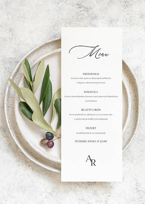 Papiernictvo - Svadobné menu DL  - 15887072_
