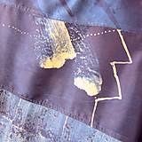 Topy, tričká, tielka - AFRIKA - modrotiskový top - 15886517_