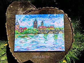 Obrazy - Karlov most v Prahe - obraz - 15887266_