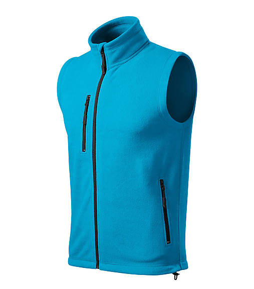 Polotovary - Unisex fleecová vesta EXIT tyrkysová 44 - 15886150_