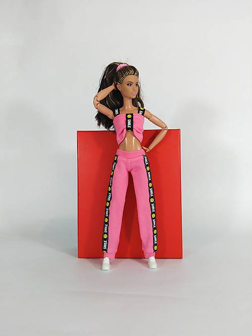 Hračky - Barbie športové nohavice tepláky č-10 - 15887952_