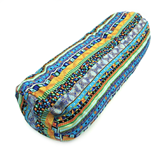 Úžitkový textil - Vankúš - šulec s pohánkovými šupkami Modrá India - 15887772_