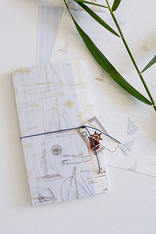 Papiernictvo - Mini-album - plachetnice - 15889902_