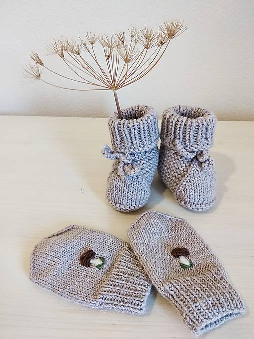 Detské súpravy - Baby merino set pre bábätko - 15888645_