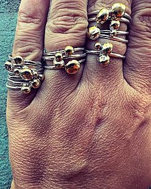 Prstene - Strieborný prsteň z kolekcie Wanderlust - 15891640_