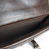 Pánske tašky - Kožená aktovka vo Vintage štýle, hnedá farba - 15891661_