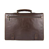 Pánske tašky - Kožená aktovka vo Vintage štýle, hnedá farba - 15891734_