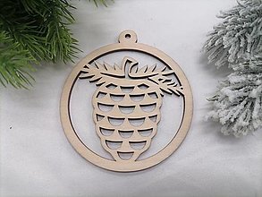Dekorácie - Vianočná guľa na stromček - šiška - 15893017_