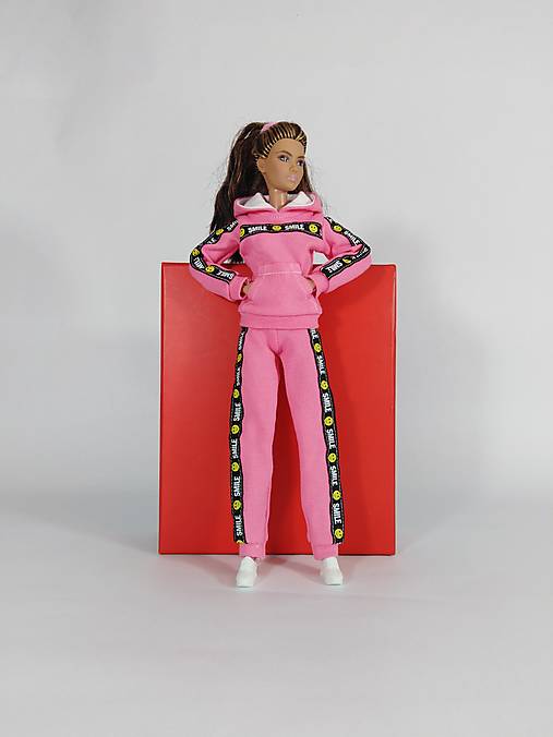 Hračky - Barbie mikina s kapucňou a vreckom č-10 - 15892894_