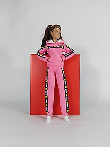 Hračky - Barbie mikina s kapucňou a vreckom č-10 - 15892894_