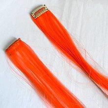 Komponenty - Prameň umelých vlasov-sýto pomarančový - materiál - 15893093_