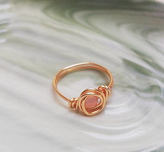 Prstene - Malý prsteň s ružovým achátom - 15893356_