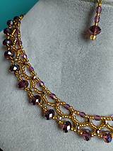 Sady šperkov - Set – náhrdelník, náramok a náušnice - 15895856_