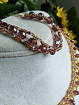 Sady šperkov - Set – náhrdelník, náramok a náušnice - 15895858_