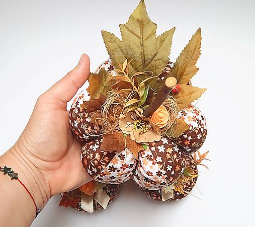 Dekorácie - Jesenná tekvička - väčšia - 15896965_