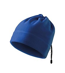 Polotovary - Fleecová čiapka/nákrčník (kráľovská modrá 05) - 15896785_