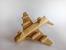 Hračky - Drevené lietadlo z bukového dreva - 15896702_