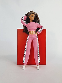 Hračky - Barbie mikina krátka č-11 - 15896318_