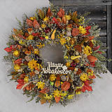 Dekorácie - Jesenný venček - 15900582_