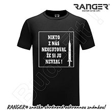 Topy, tričká, tielka - Tričko RANGER® - VAKCÍNA - A (Čierna) - 15899869_