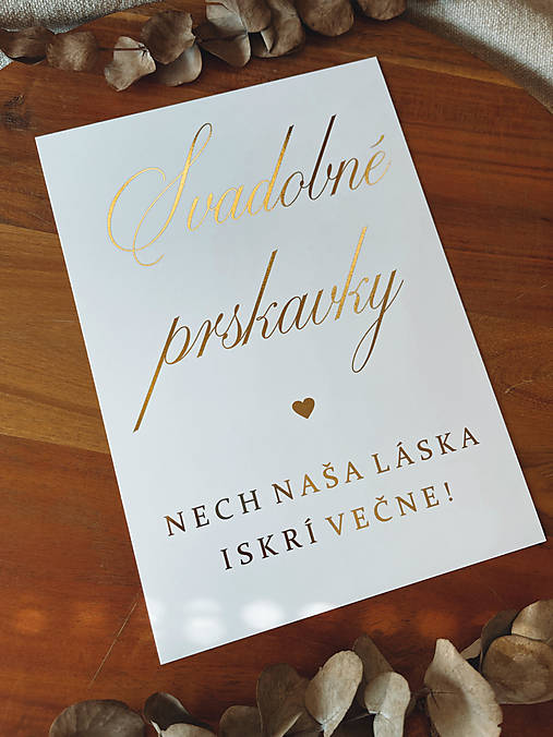 Papiernictvo - Prskavky A5 - Kartička ZLATÁ - 15902214_