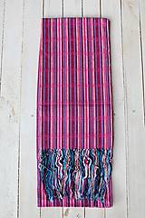 Detský textil - STRIPED Rebozo ružové - 15903014_